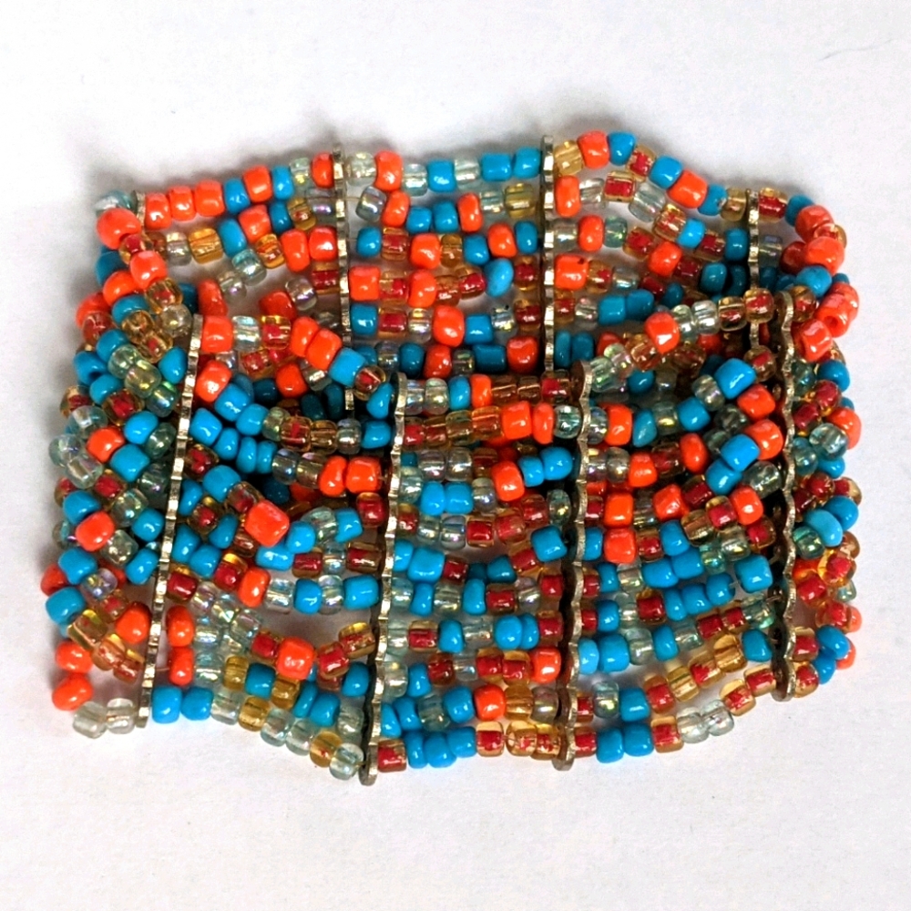 Handmade Italian Murano Glass Beaded Bracelet